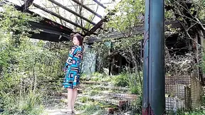 Japanese MATURE BABE enjoys outdoor sex with her husband