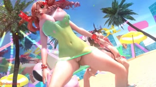 【MMD】 Bossbitch - Maiko and Zytra