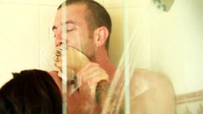 ”Trash hoe Bonnie gets a shower dicking”