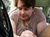 Mature lady is sucking dick because she needs money to pay the rent and some bills
