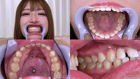Hina Hazuki - Watching Inside mouth of Japanese cute girl