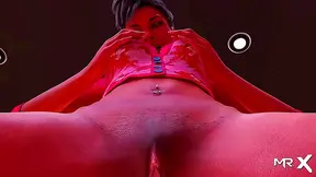 Voluptuous Hentai Maidens Lock Lips in Sensual 3D Lesbian Embrace