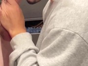 My Hung Boyfriend Records Me Deepthroating and Cumming with Him