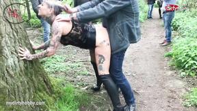 ”MyDirtyHobby - Mature German publicly creampied by random guy”