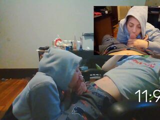 Heather Kane promised fan this chab would cum in below 60 seconds!
