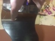 Horny as Fuck, Ass to Mouth with my dildos with huge & a slow motion at the end too.