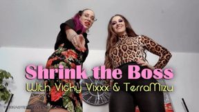 Shrink The Boss - Vicky Vixxx & TerraMizu - HD 720 WMV