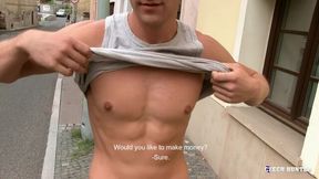 Czech frat boy fucked in the ass in the woods