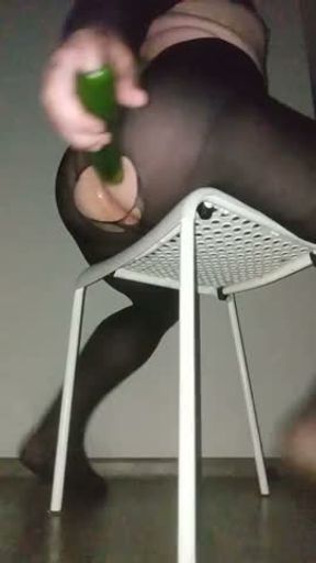 BBC cucumber in my ass