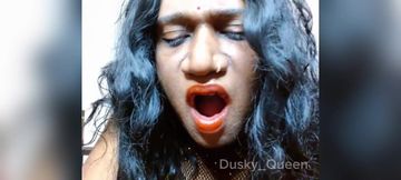 Indian Trans women stand on doggy Position and exposed her Ass hole