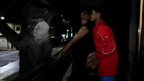 mi hijastro me coje el culo en el balcon