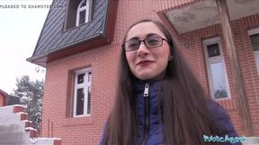 Young Russian in Glasses Fucking a Big Cock