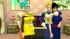 Unfaithful Dragon Ball Wives Swap Husbands for Hardcore Sex Fantasies