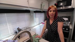 Stepmom takes step-sons virginity before bootcamp, Part 2