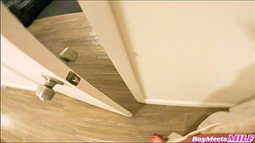 Thick Horny RedHead MILF Caught Me Jerking Off To Her In The Shower - Andi James Johnny Love