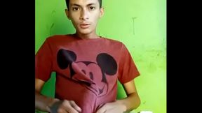 Newbie Shows Off 20cm Cock in Intense Masturbation Session