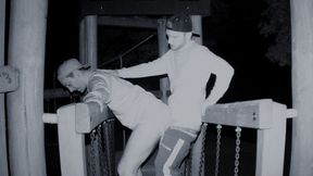 Night Vision Couple Sex on Playground