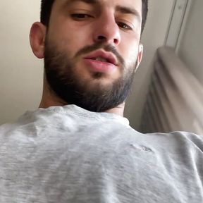 Horny Straight Bro jerking all the time - Verbal Camp Buddy Masturbation session