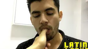 POV: Passionate Argentine Stud Roars with Pleasure as He Cums Hard – LatinLeche