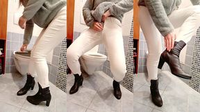 white jeans desperation piss