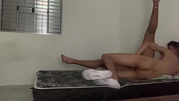 Cheguei do trabalho e meu boy me esperava de quatro