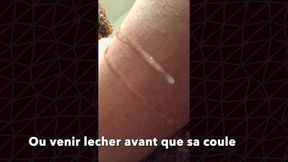 une branlette matinale jusqu a l ejaculation ! rien que pour toi, ca coule de ...