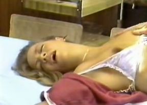 Classic white girls with hairy snappers having lesbian sex