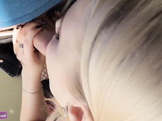 Gal Passionately And Moist Oral-job To Roommate - View From The Angel&#039;s Face