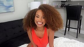 The Five-star Chocolate Teen 18+ Cecilia Lion Gets Fucked In The Missionary Pose