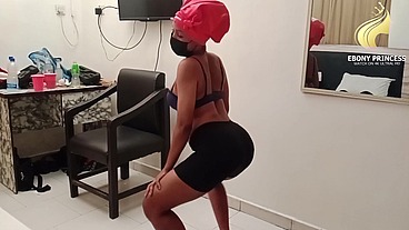 Ebonyprincess Dancing For The King Before Sex