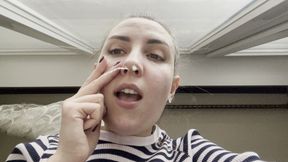 Thick Snot and Mucus Release From Nose