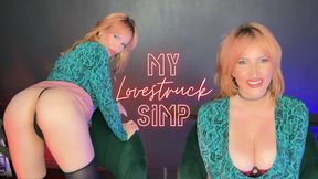 My Lovestruck Simp - Sensual Humiliation Love Addiction Big Tits Positive Femdom Pussy Control Tease and Denial Cock Tease