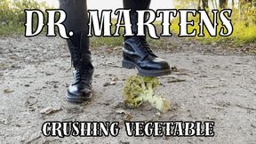 Teenboy Punk crushing a Vegetable with black Dr. Martens 1914