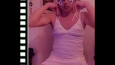 Secretz860- jerking off in white dress