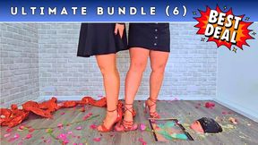 Goddess Amber & Miss Lucy - Valentine's Day Special: Crushed Under Our Sharp Heels For Being Cheap! (228) - Ultimate Bundle - Cock Face Trampling