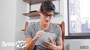 Sex Toy Reviewing Turns Sloppy As Roommates And Fuck On The Couch With Roman Todd And Aiden Ward