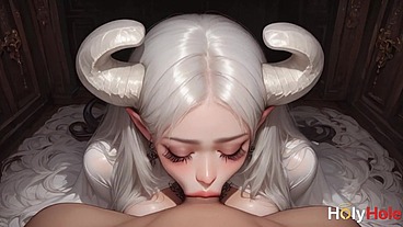 This sexy succubus seduced me with her firm tits, and I fucked her![AI]