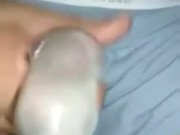 Cumming in my condom