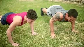 Astonishing Porn Movie Gay Bareback Try To Watch For Just For You With Zach Letoa, Knock Out And Ashton Summers