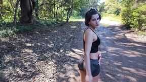 my hot stepdaughter kept teasing me in the woods, making me horny and i ended up taking the virginity of her tight ass. vagninho and dutrasuraaa