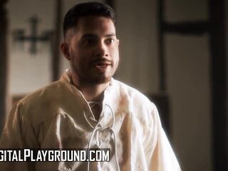 DIGITALPLAYGROUND - Rae Lil Ebony Breaks The Witch&#039;s Curse & Gets The King&#039;s Large Wang All To Herself