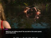 Swimming with three gorgeous sexy babes • DUSKLIGHT MANOR #119