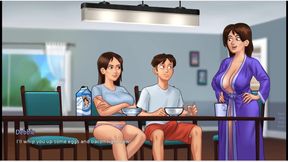 Summertime Saga - Gameplay - Roleplay - Jenny Sex Scenes in Bedroom and Dinner Table