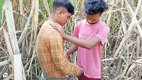 Indian Gay - College Three Boys From A Small Village Have Sex With A Real Girl In The Fields