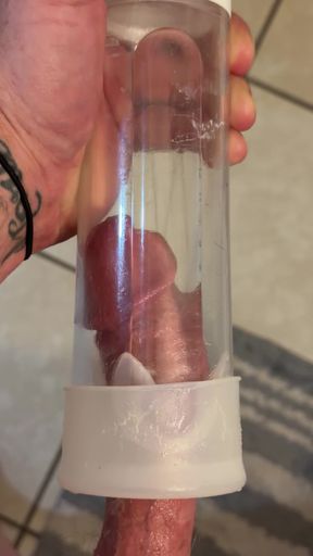 Pumping up Penis