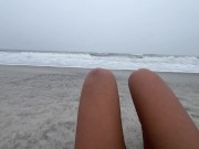 nude beach flashing squirting pussy