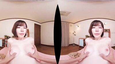 Eimi Fukada is playing with dudes prick in this hot VR