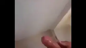 Friend Sends Video Masturbating in the Bathroom – Gay Porn Clip