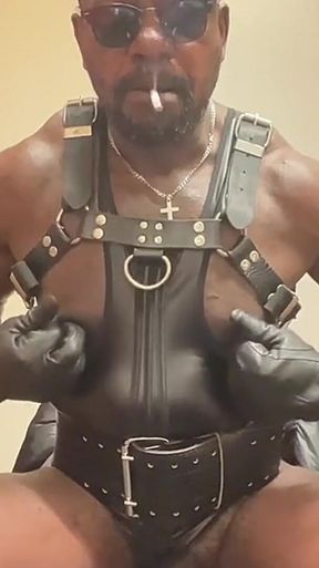 Extremely Stiff BBC Smoking Muscle Cum