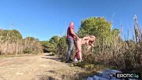 German Dirty Slut Has a Fuck Date with Stranger on Vacation!